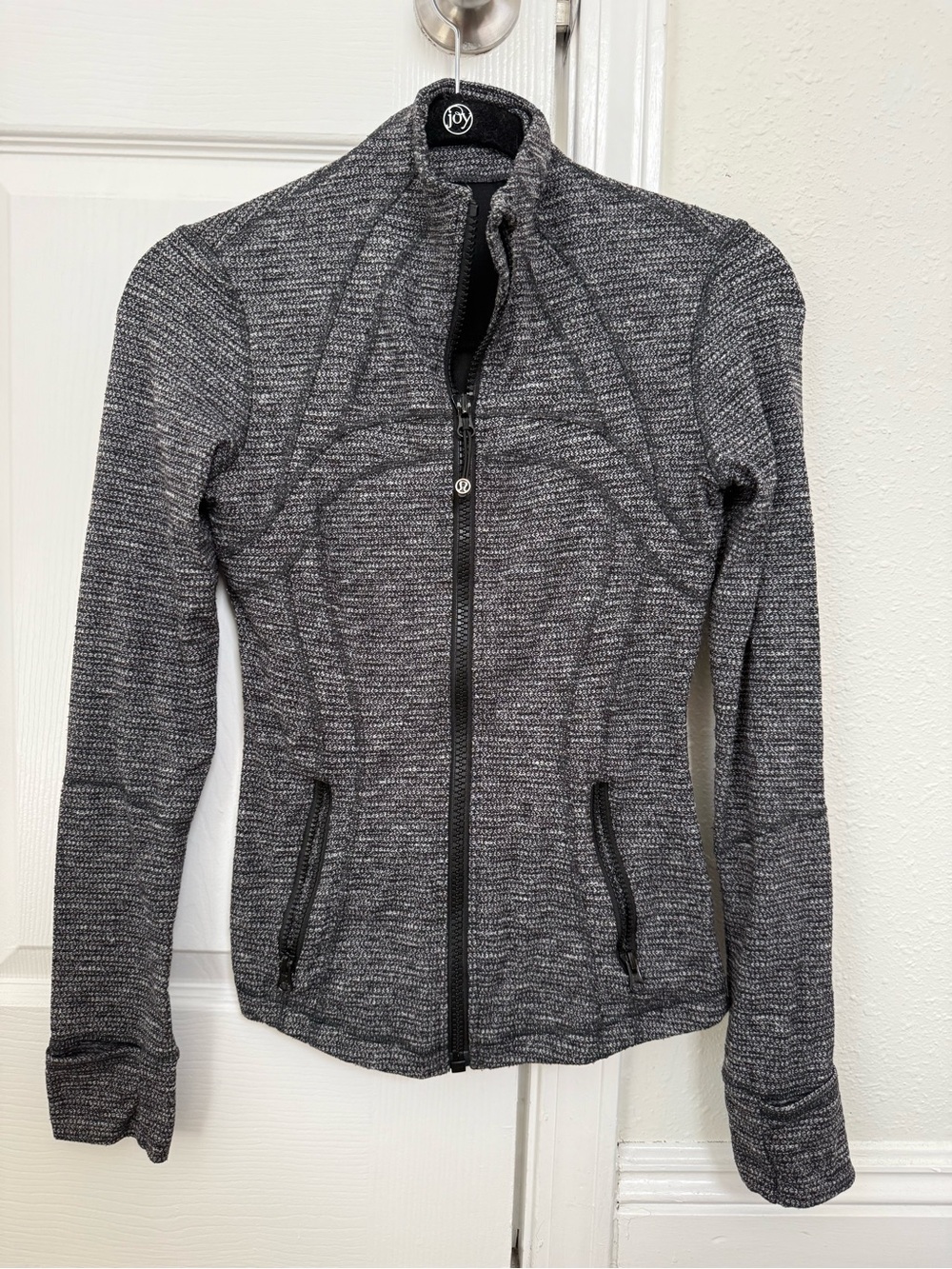 Lululemon heathered grey define jacket - size 4